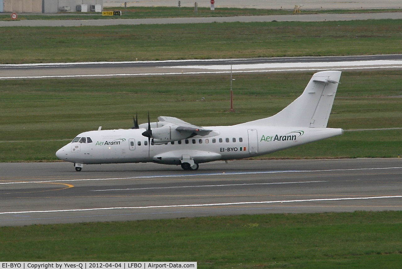 EI-BYO, 1989 ATR 42-300 C/N 161, ATR 42-300, Taxiing, Toulouse-Blagnac Airport (LFBO-TLS)