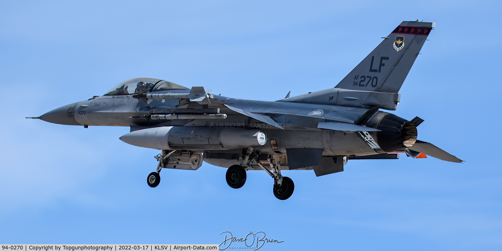 94-0270, 1994 General Dynamics F-16C Fighting Falcon C/N DA-5, LION43