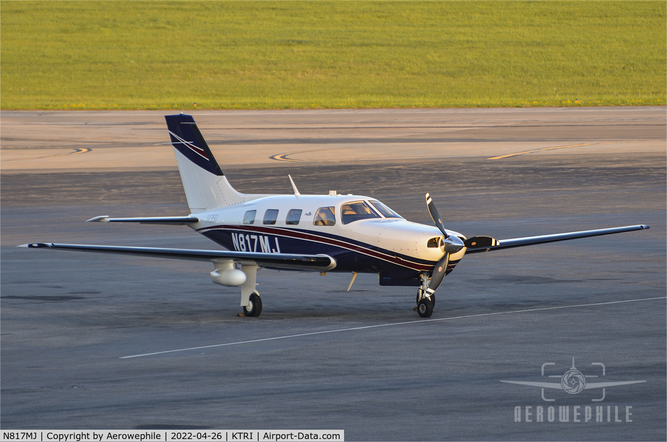 N817MJ, 2016 Piper PA 46-350P C/N 4636700, Parked at Tri-Cities Aviation FBO, at Tri-Cities Airport (KTRI).