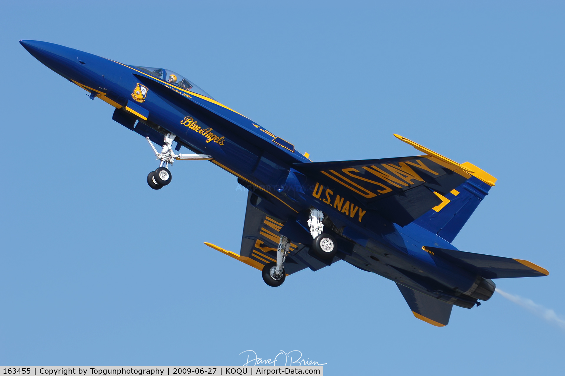 163455, 1988 McDonnell Douglas F/A-18C Hornet C/N 0669/C022, Blue Angel #6