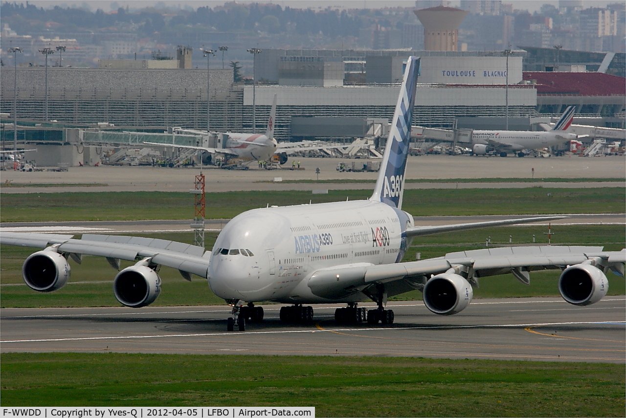 F-WWDD, 2005 Airbus A380-861 C/N 004, Airbus A380-861, Taxiing, Toulouse Blagnac Airport (LFBO-TLS)