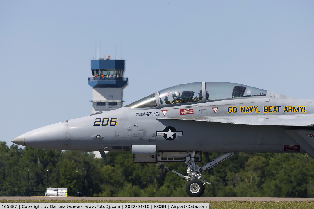 165887, Boeing F/A-18F Super Hornet C/N F047, F/A-18F Super Hornet 165887 AD-206 from VFA-106 