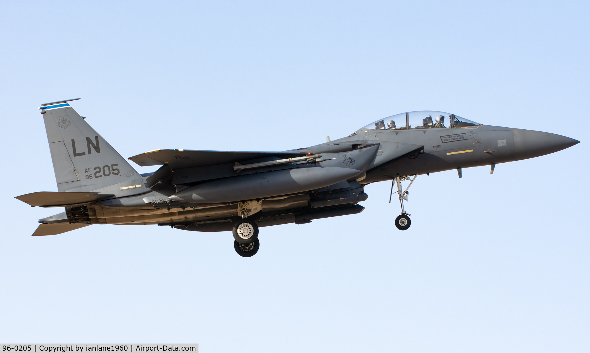 96-0205, 1996 McDonnell Douglas F-15E Strike Eagle C/N 1343/E215, TLP Albacete 2019