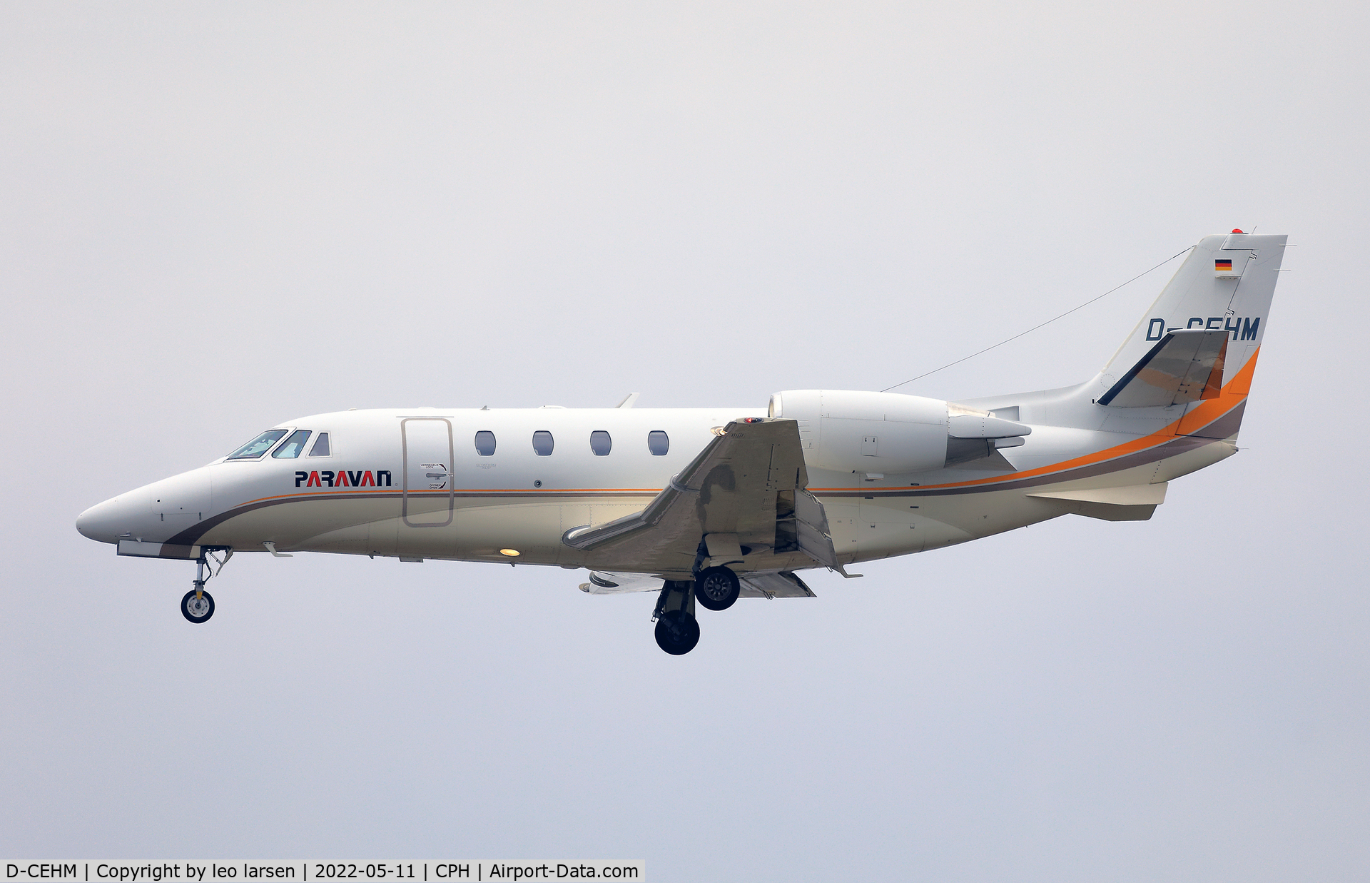 D-CEHM, 2009 Cessna 560XL Citation XLS+ C/N 560-6021, Copenhagen 11.5.2022