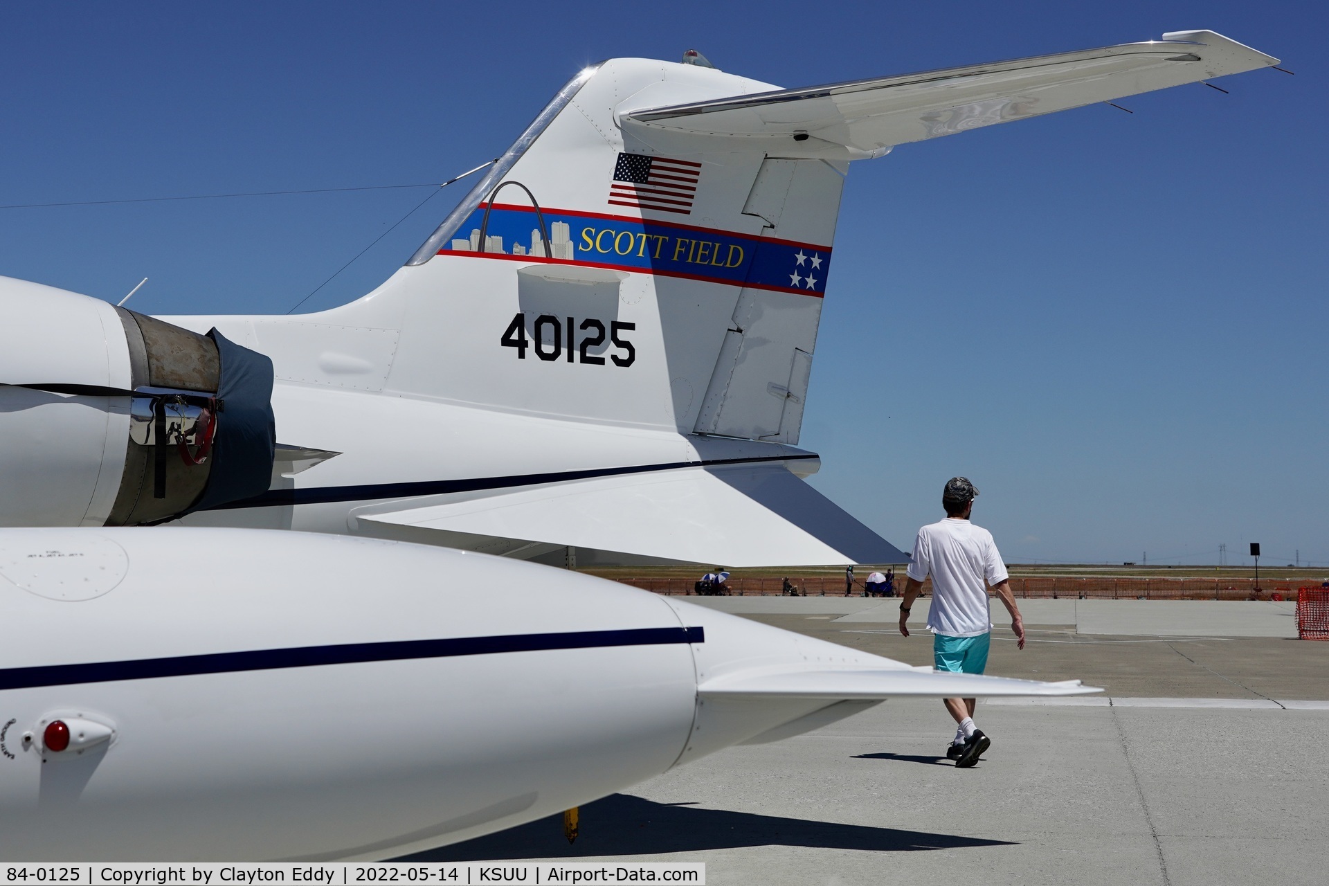84-0125, 1984 Gates Learjet C-21A C/N 35A-571, Travis AFB airshow 2022.