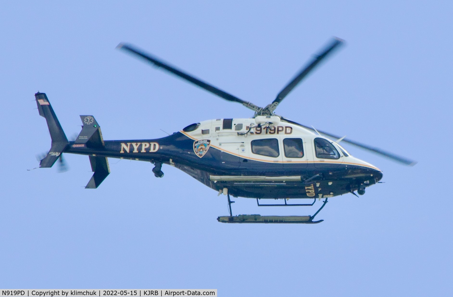 N919PD, 2014 Bell 429 GlobalRanger C/N 57220, Flew above Hudson river