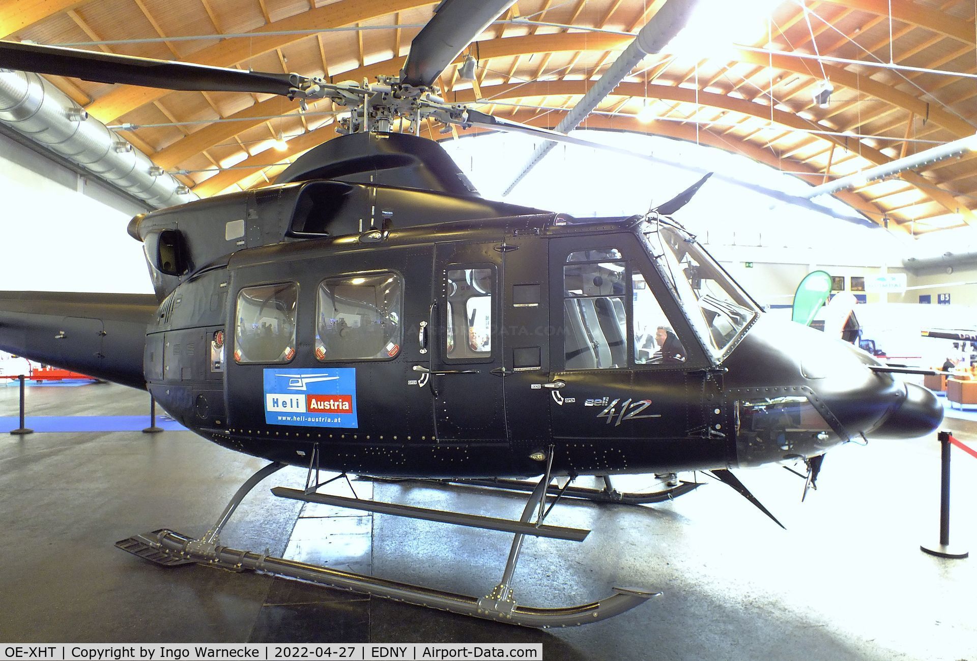 OE-XHT, Bell 412 C/N 33019, Bell 412 of Heli-Austria at the AERO 2022, Friedrichshafen