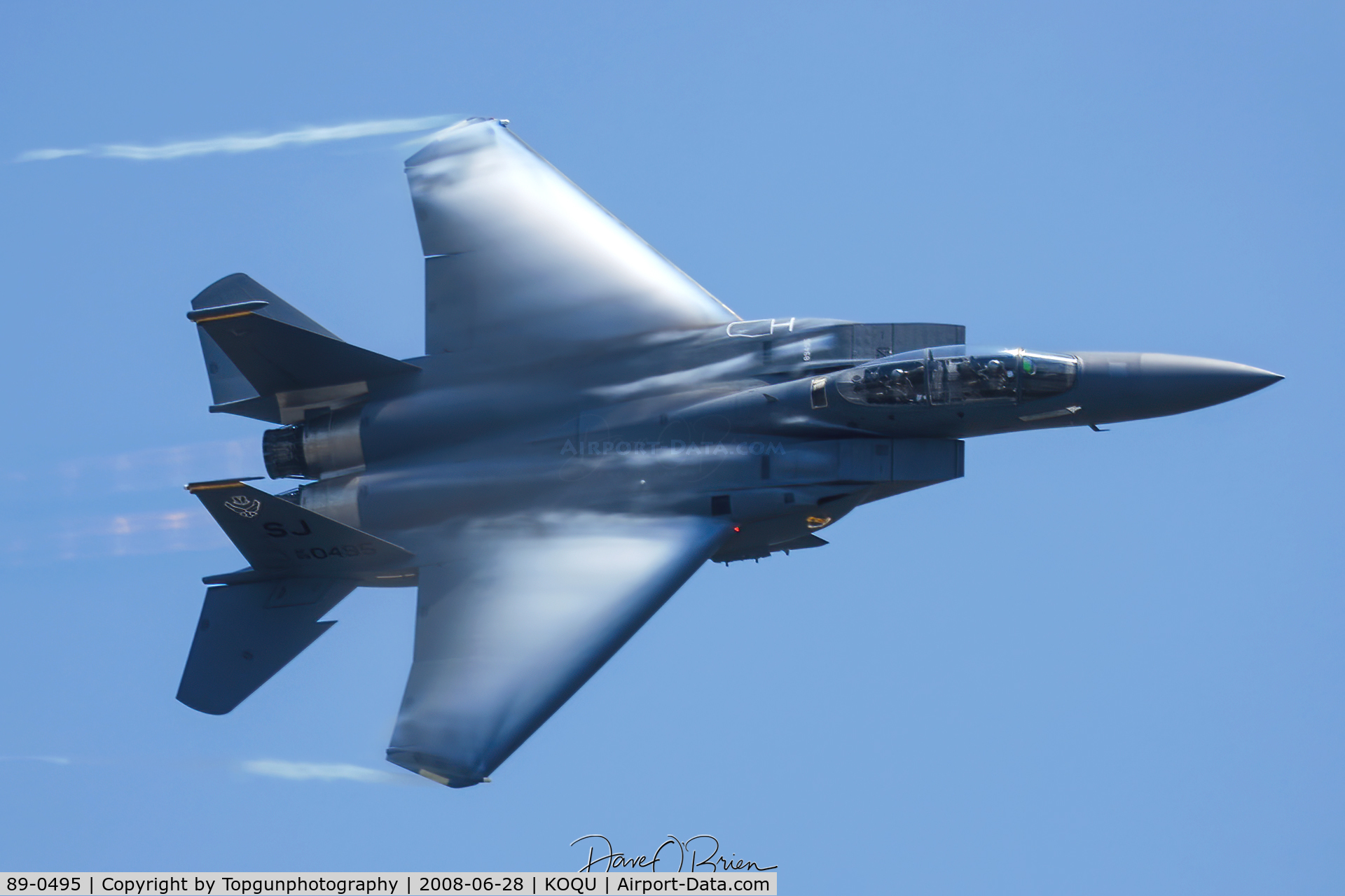 89-0495, 1989 McDonnell Douglas F-15E Strike Eagle C/N 1142/E117, Strike Eagle Demo and their photo pass