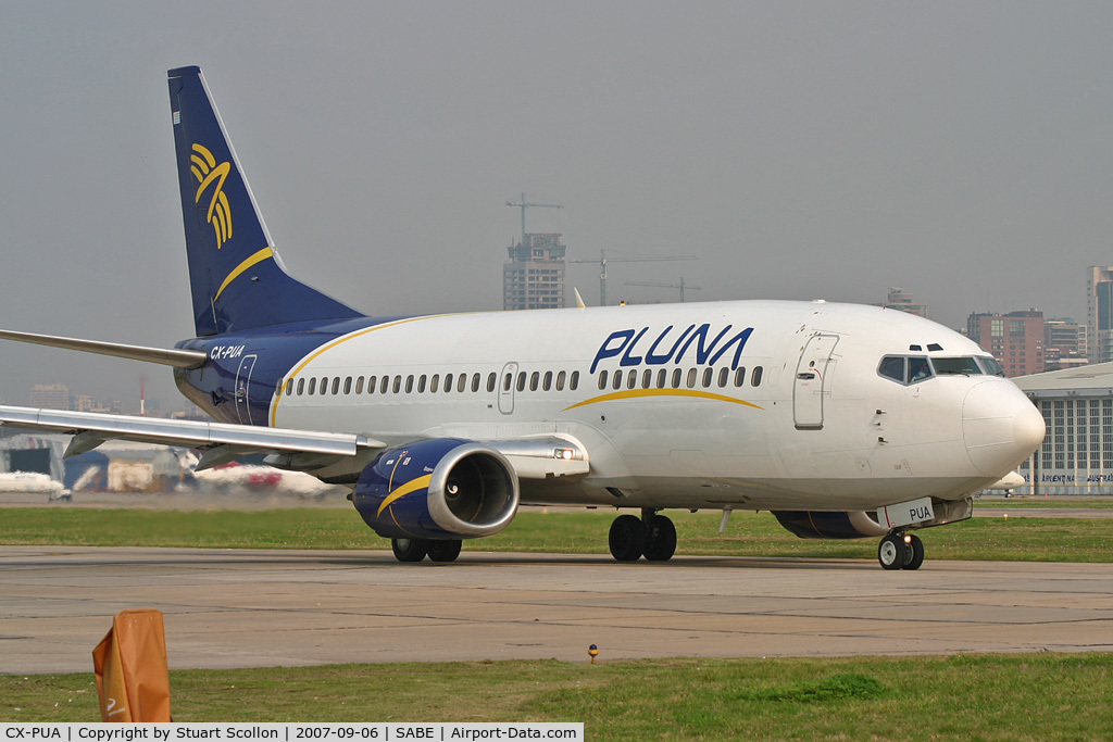 CX-PUA, 1990 Boeing 737-3Q8 C/N 24700, Pluna