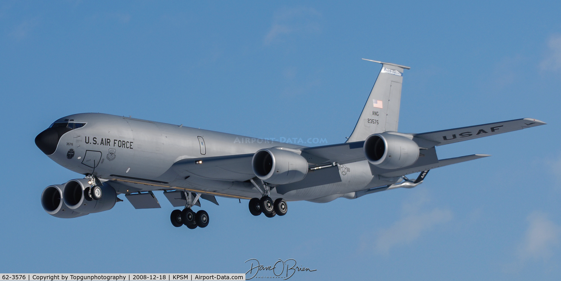 62-3576, 1962 Boeing KC-135R Stratotanker C/N 18559, PACK42 with an IFE, they landed safely