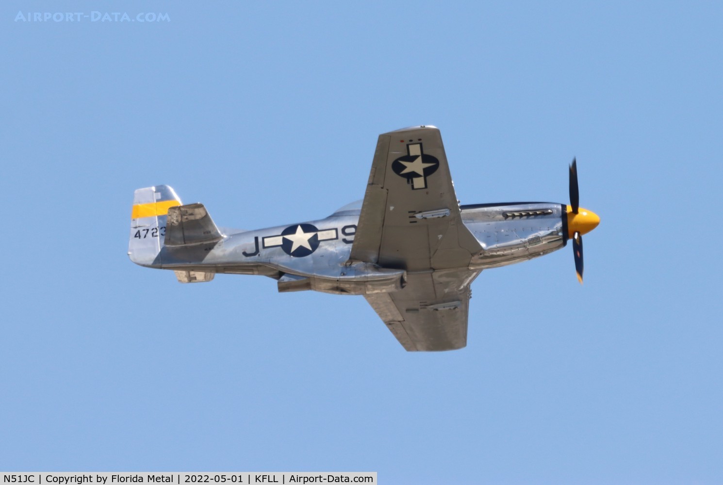 N51JC, 1944 North American P-51D Mustang C/N 122-38798, FLL 2022