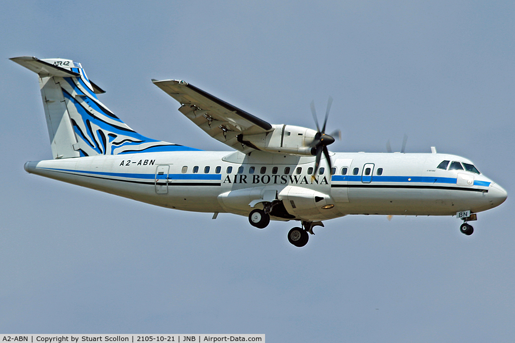 A2-ABN, 1996 ATR 42-500 C/N 507, Air Botswana