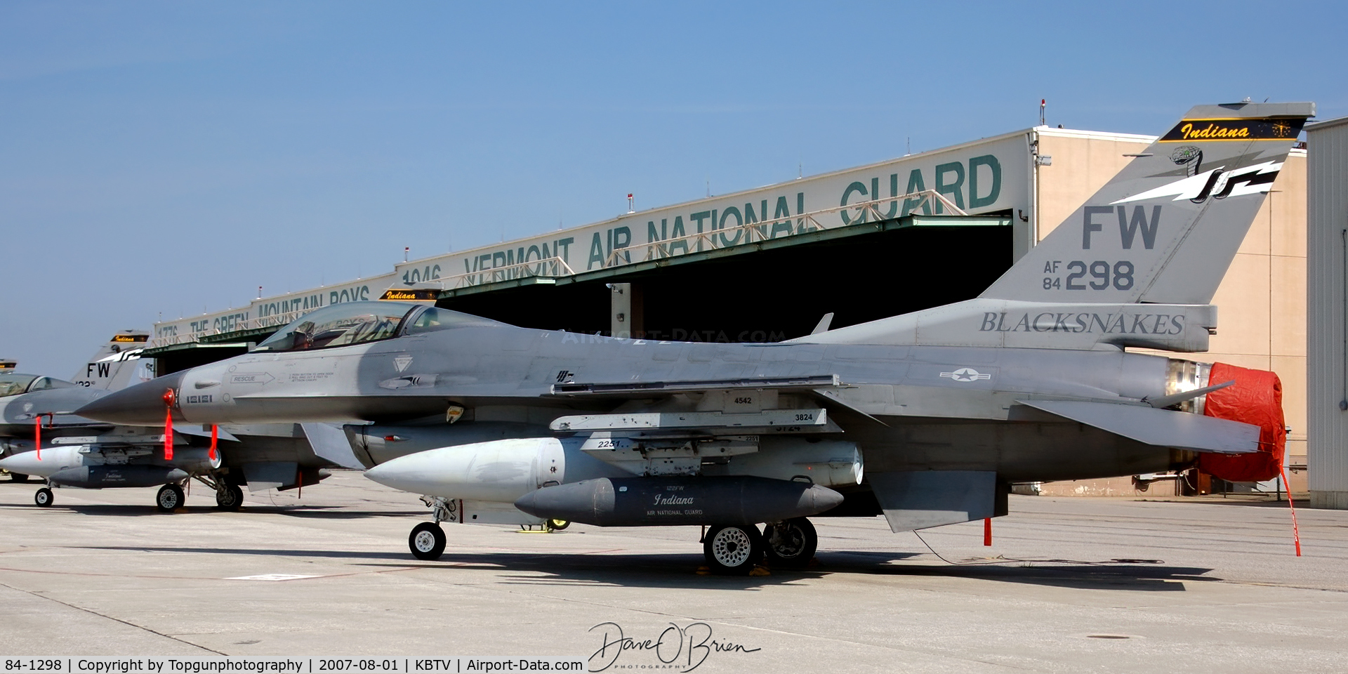 84-1298, 1984 General Dynamics F-16C Fighting Falcon C/N 5C-135, 163rd FS/122nd FW
