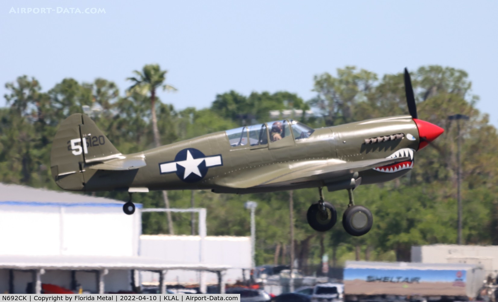 N692CK, 1945 Curtiss P-40N Warhawk C/N 692N, Sun N Fun 2022