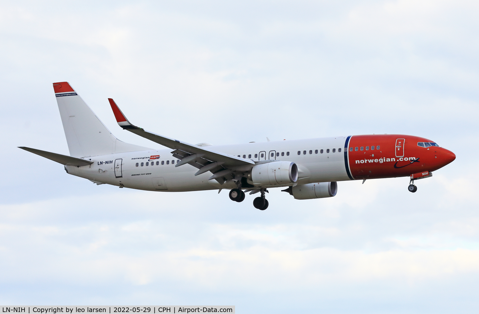 LN-NIH, 2014 Boeing 737-8JP C/N 43879, Copenhagen 29.5.2022