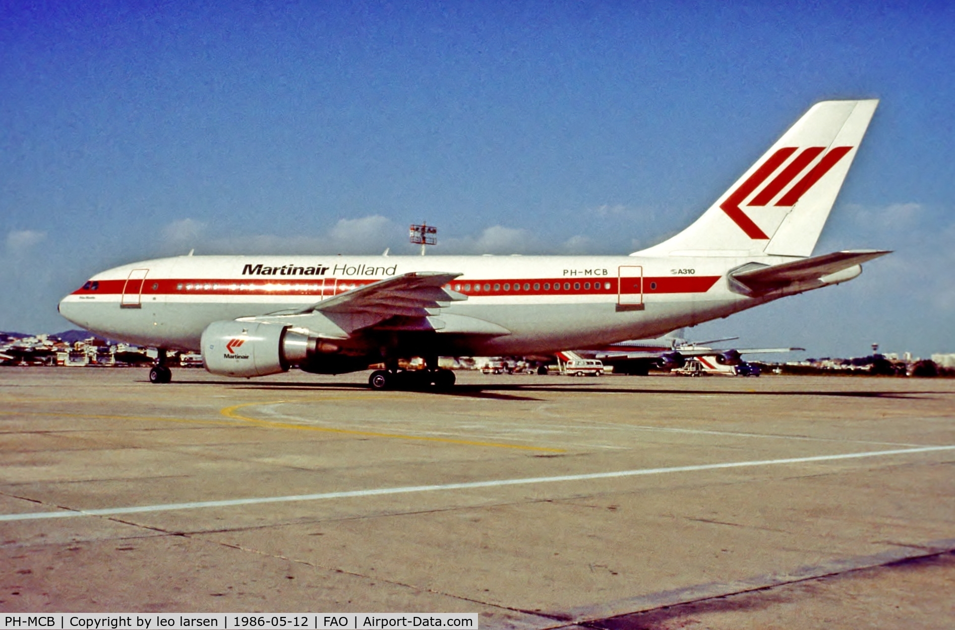 PH-MCB, 1984 Airbus A310-203 C/N 349, Faro 12.5.1986