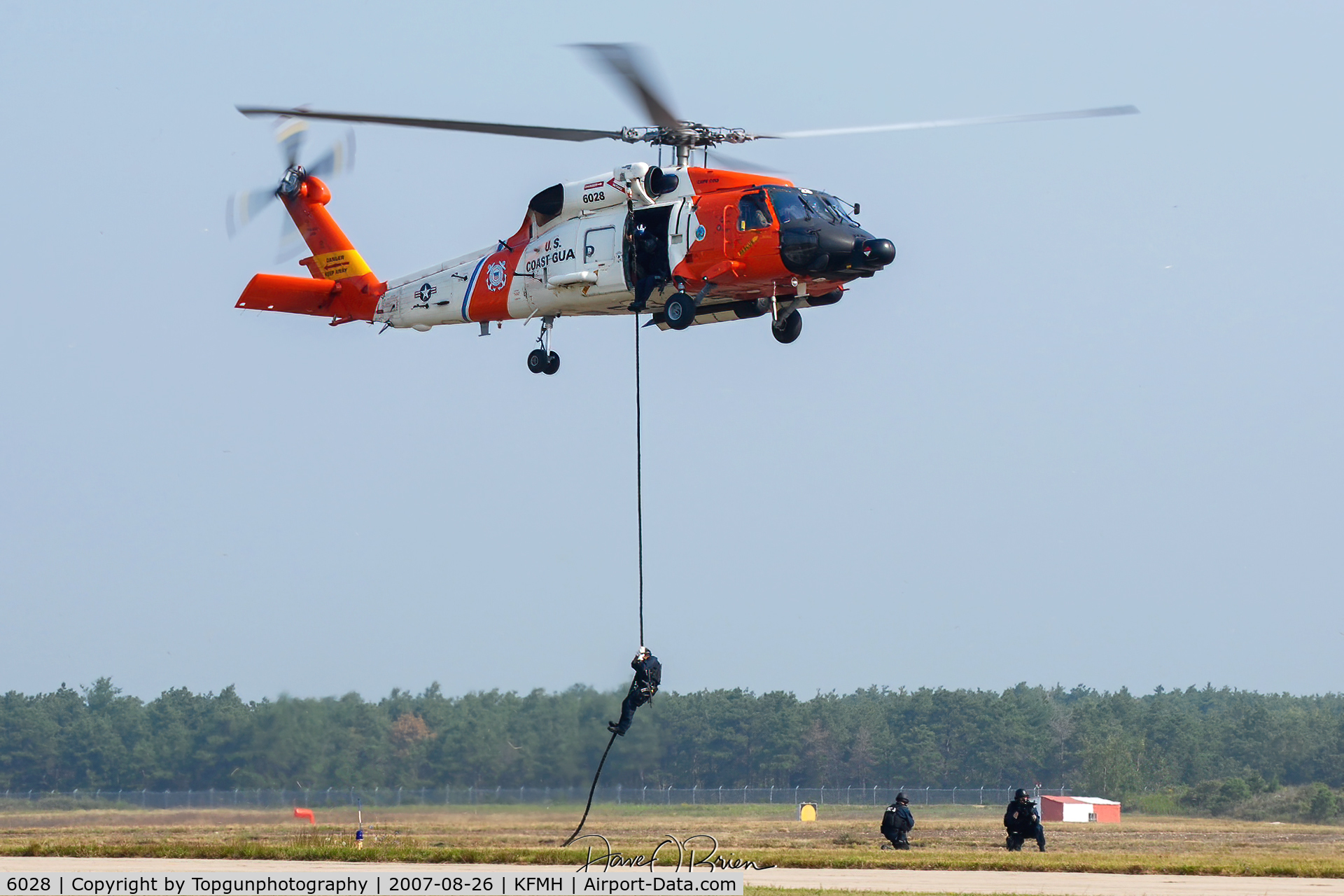 6028, Sikorsky MH-60T Jayhawk C/N 70.1787, Boat boarding demo