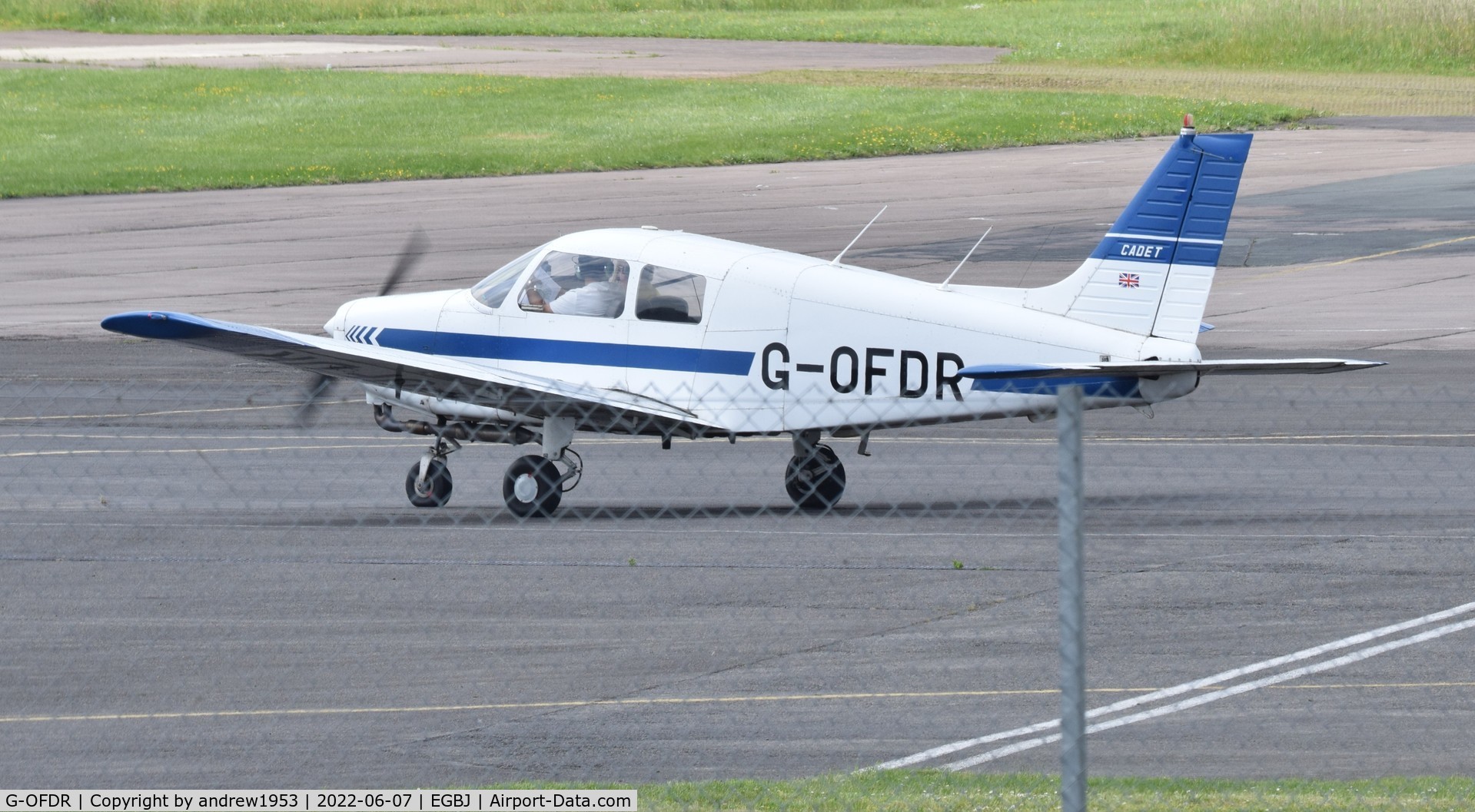 G-OFDR, 1989 Piper PA-28-161 Cadet C/N 2841286, G-OFDR at Gloucestershire Airport.