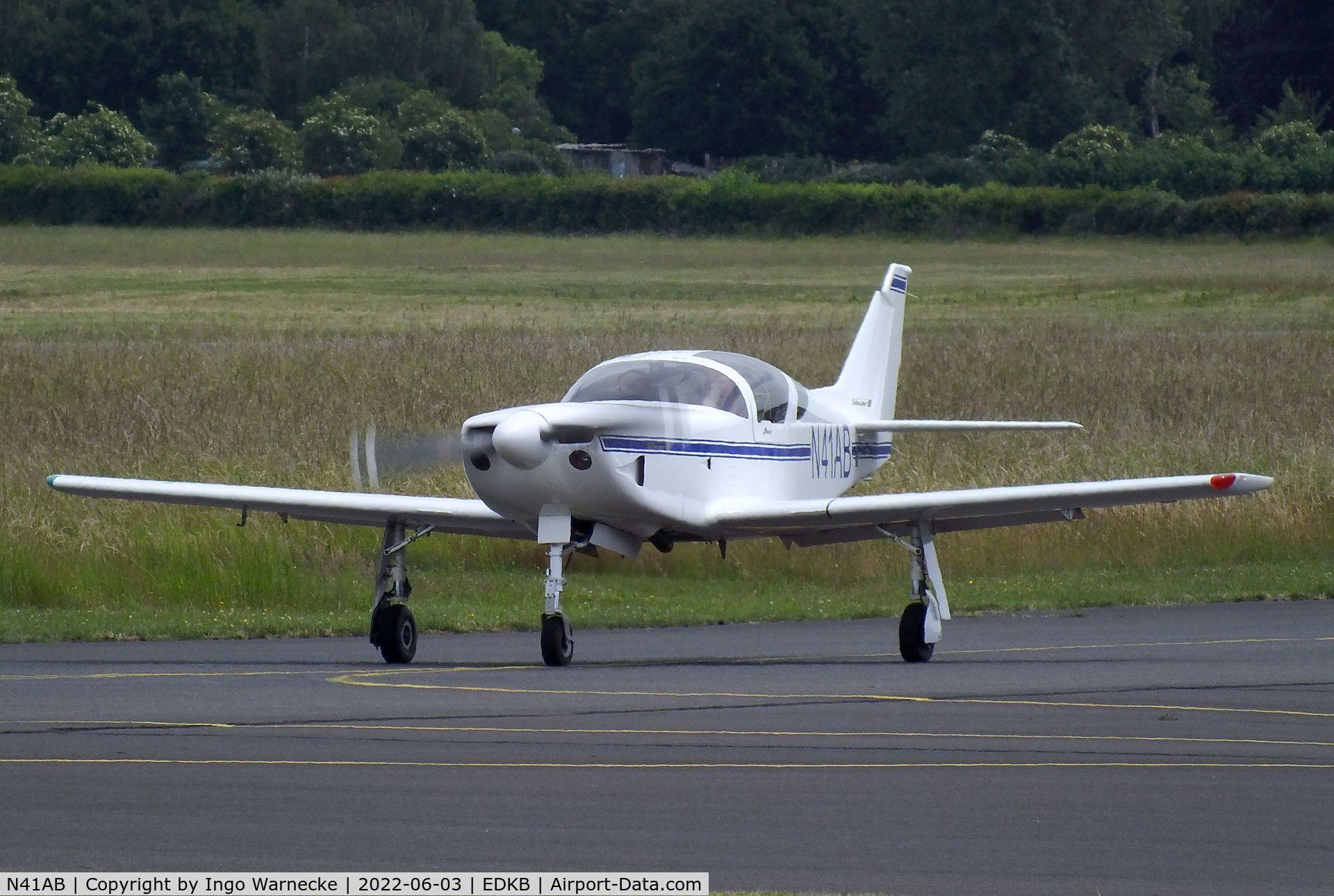 N41AB, 1991 Stoddard-Hamilton Glasair III C/N 3204, Stoddard-Hamilton Glasair III at Bonn-Hangelar airfield '2205-06