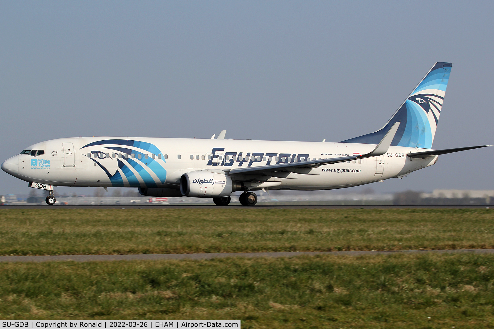 SU-GDB, 2009 Boeing 737-866 C/N 35567, at spl