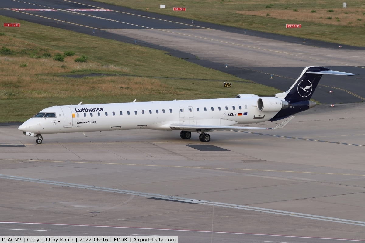 D-ACNV, 2011 Bombardier CRJ-900LR (CL-600-2D24) C/N 15268, New c/s, arrival from Munich