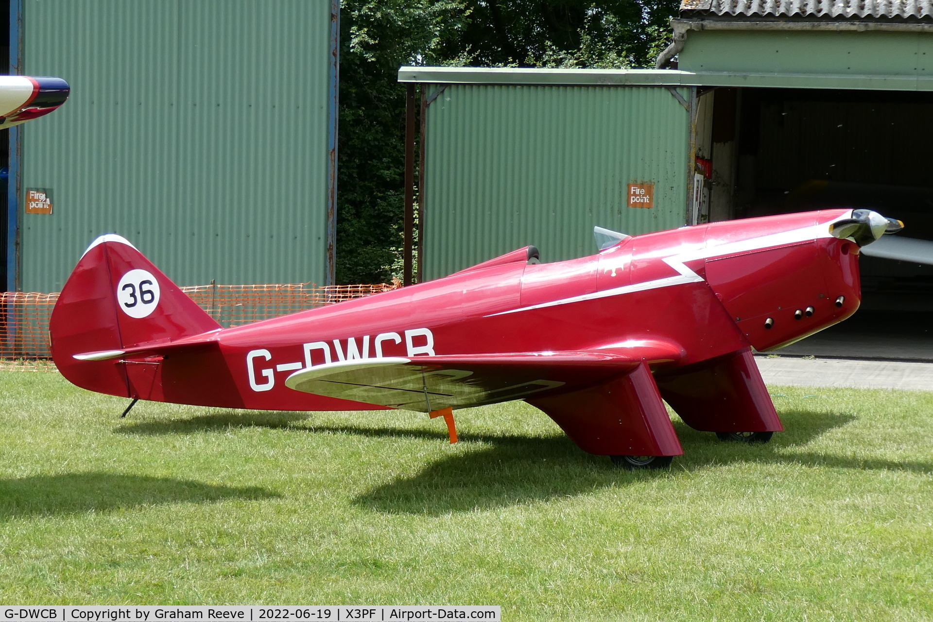G-DWCB, 2015 Chilton DW1A C/N PFA 225-14454, Parked at Priory Farm.