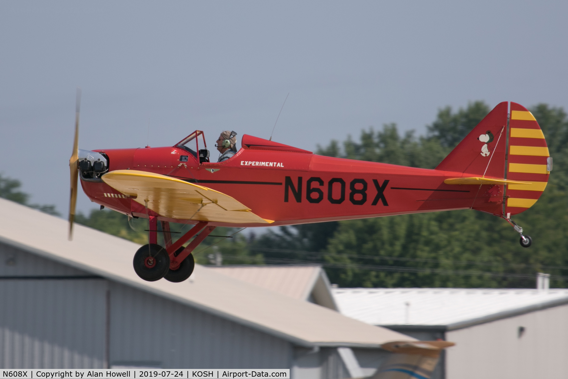 N608X, 1966 Bowers Fly Baby 1A C/N 63-38, At AirVenture 2019