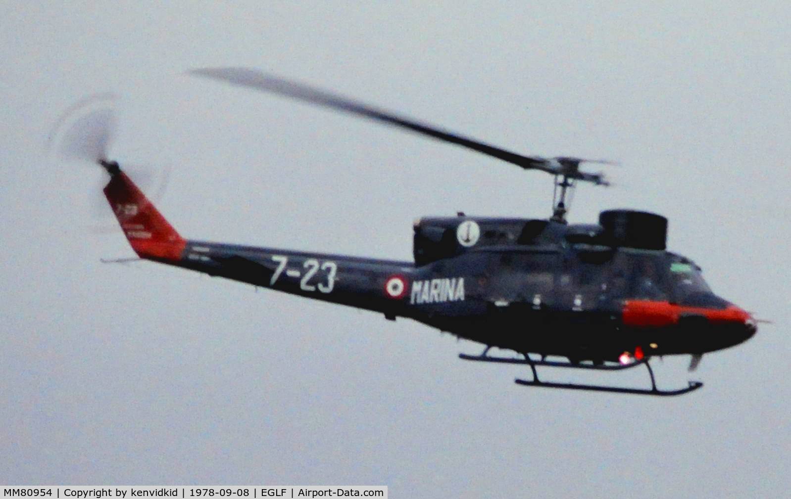 MM80954, Agusta AB-212 ASW C/N 5130, At Farnborough International 1978.