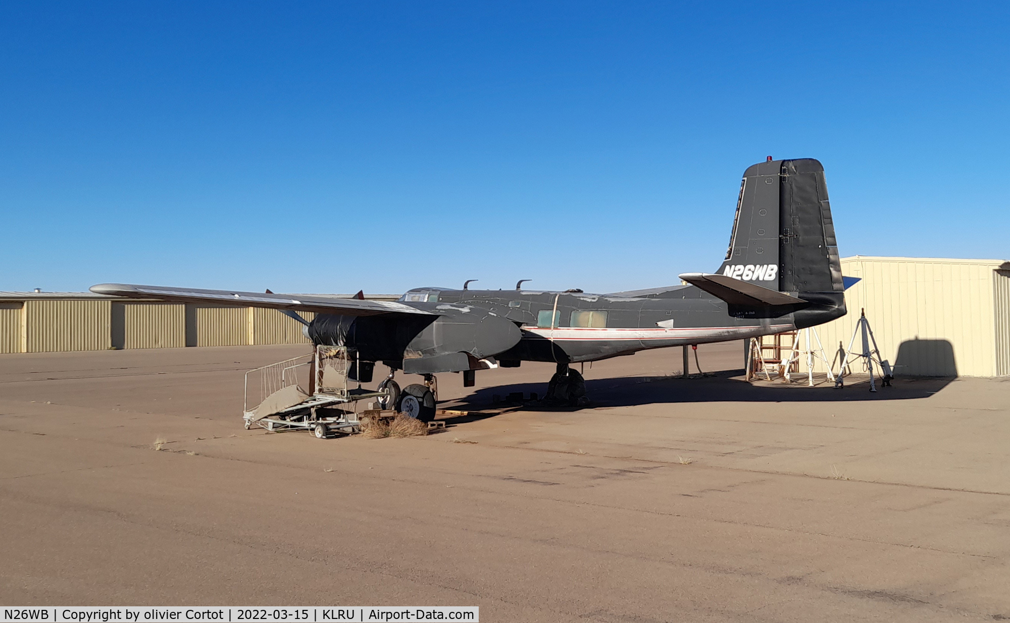 N26WB, 1944 Douglas B-26B Invader C/N 27992, march 2022