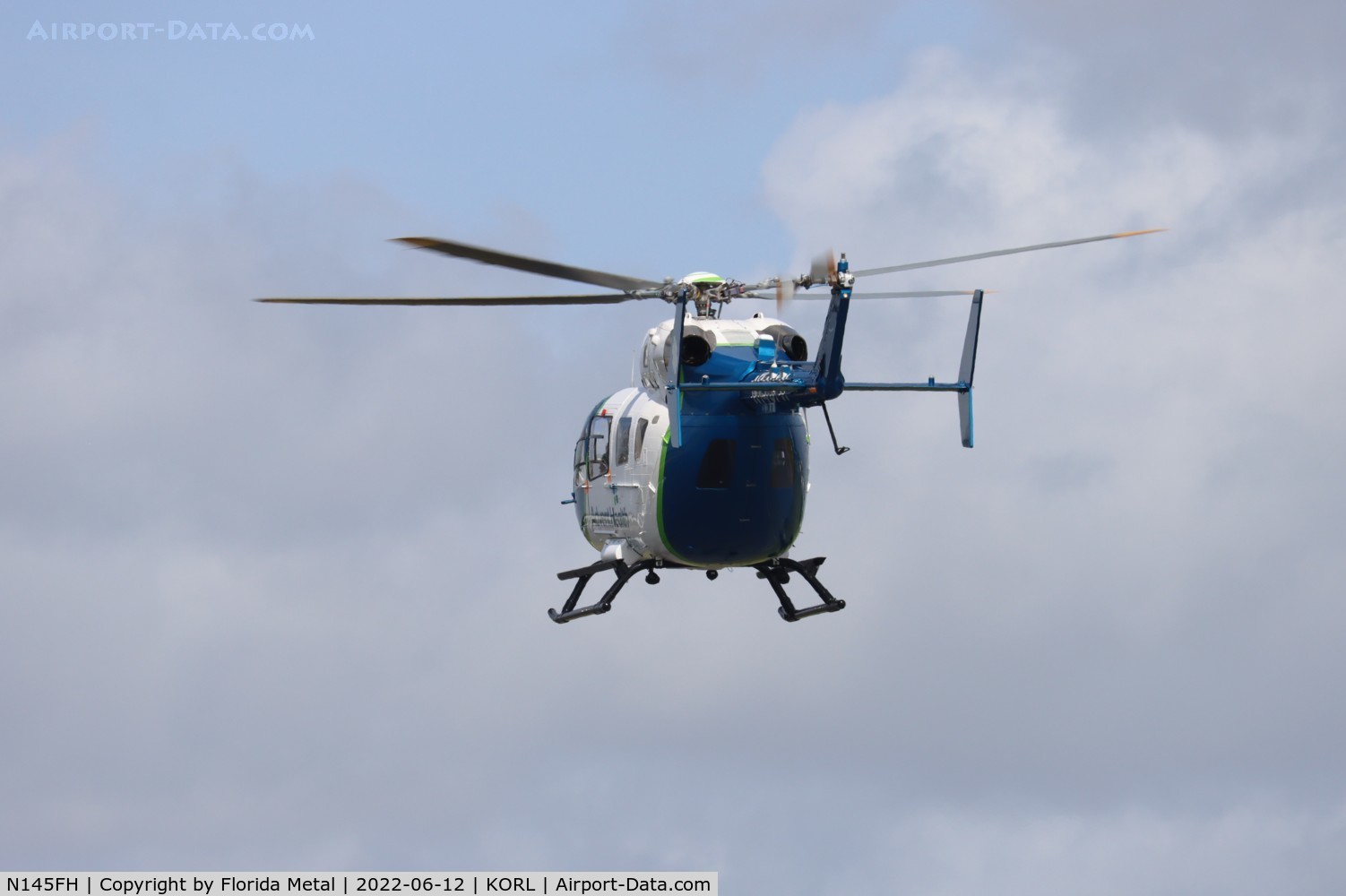N145FH, 2004 Eurocopter-Kawasaki EC-145 (BK-117C-2) C/N 9047, ORL 2022