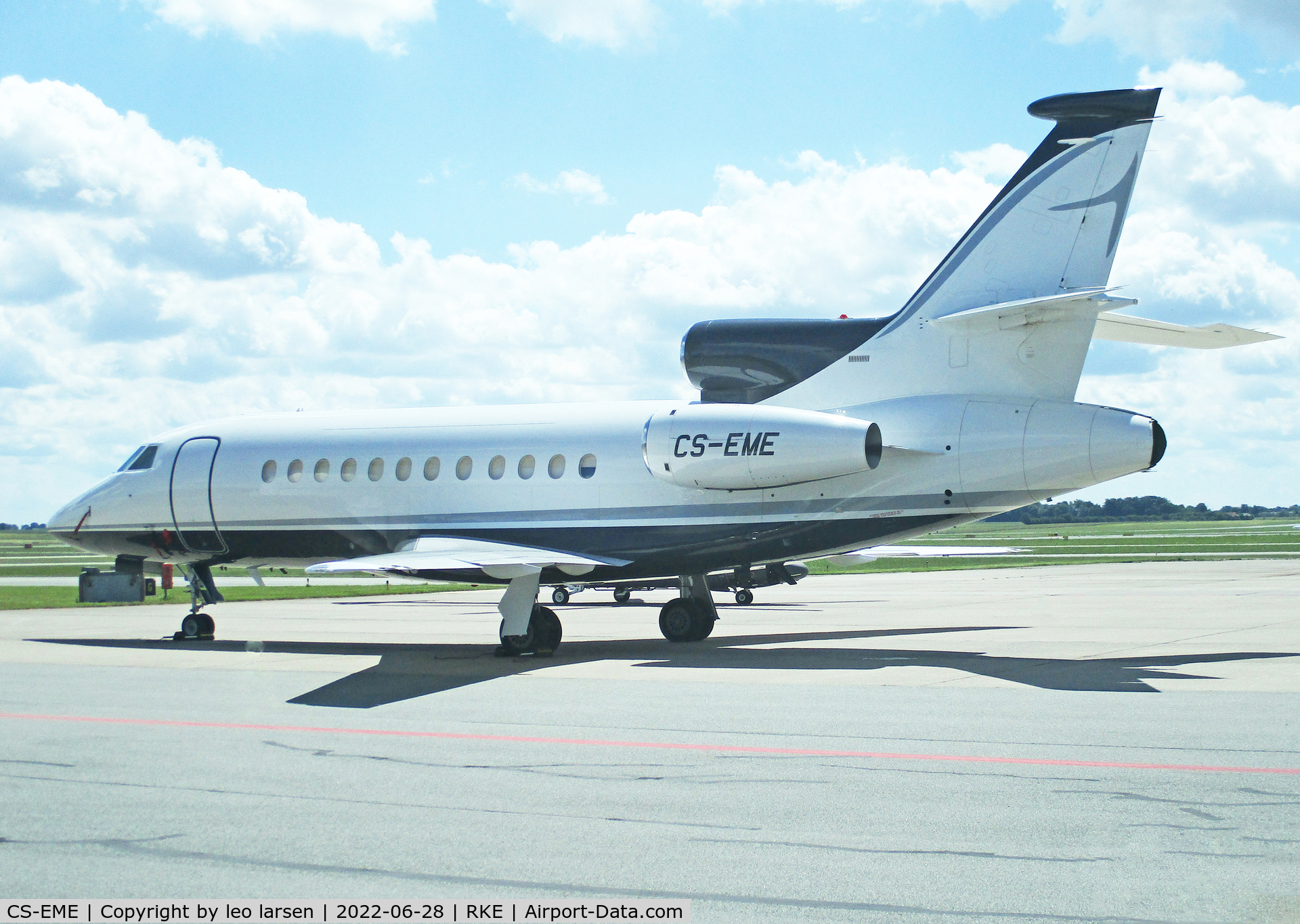 CS-EME, 2005 Dassault Falcon 900EX C/N 145, Roskilde 28.6.2022