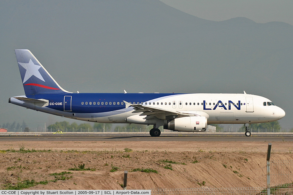 CC-COE, 2000 Airbus A320-233 C/N 1351, Lan Chile