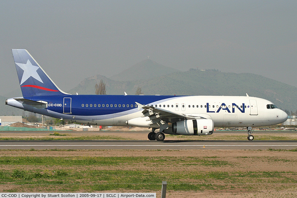 CC-COD, 2000 Airbus A320-233 C/N 1332, Lan Airlines