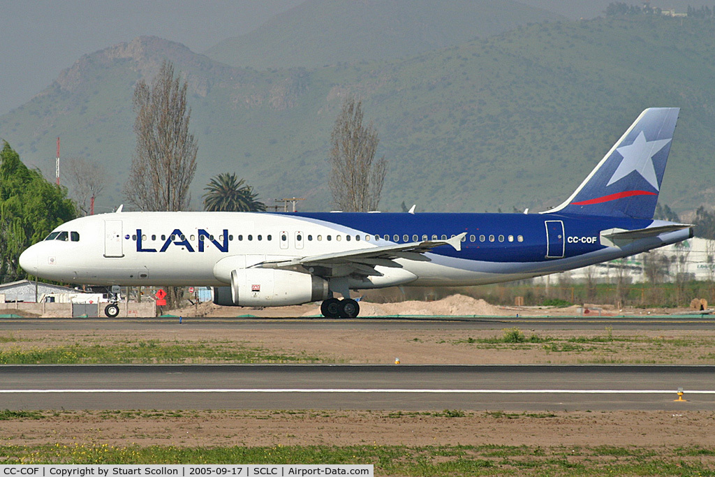 CC-COF, 2000 Airbus A320-233 C/N 1355, LAN Airlines
