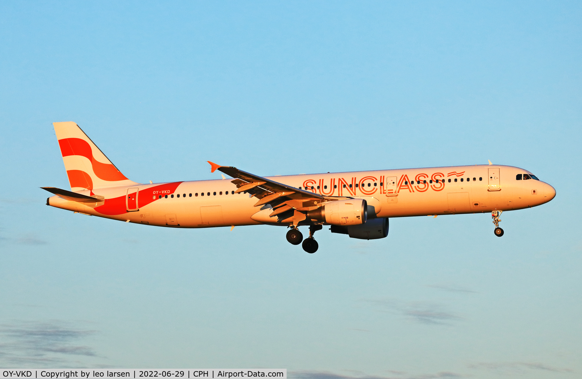 OY-VKD, 2003 Airbus A321-211 C/N 1960, Copenhagen 29.6.2022