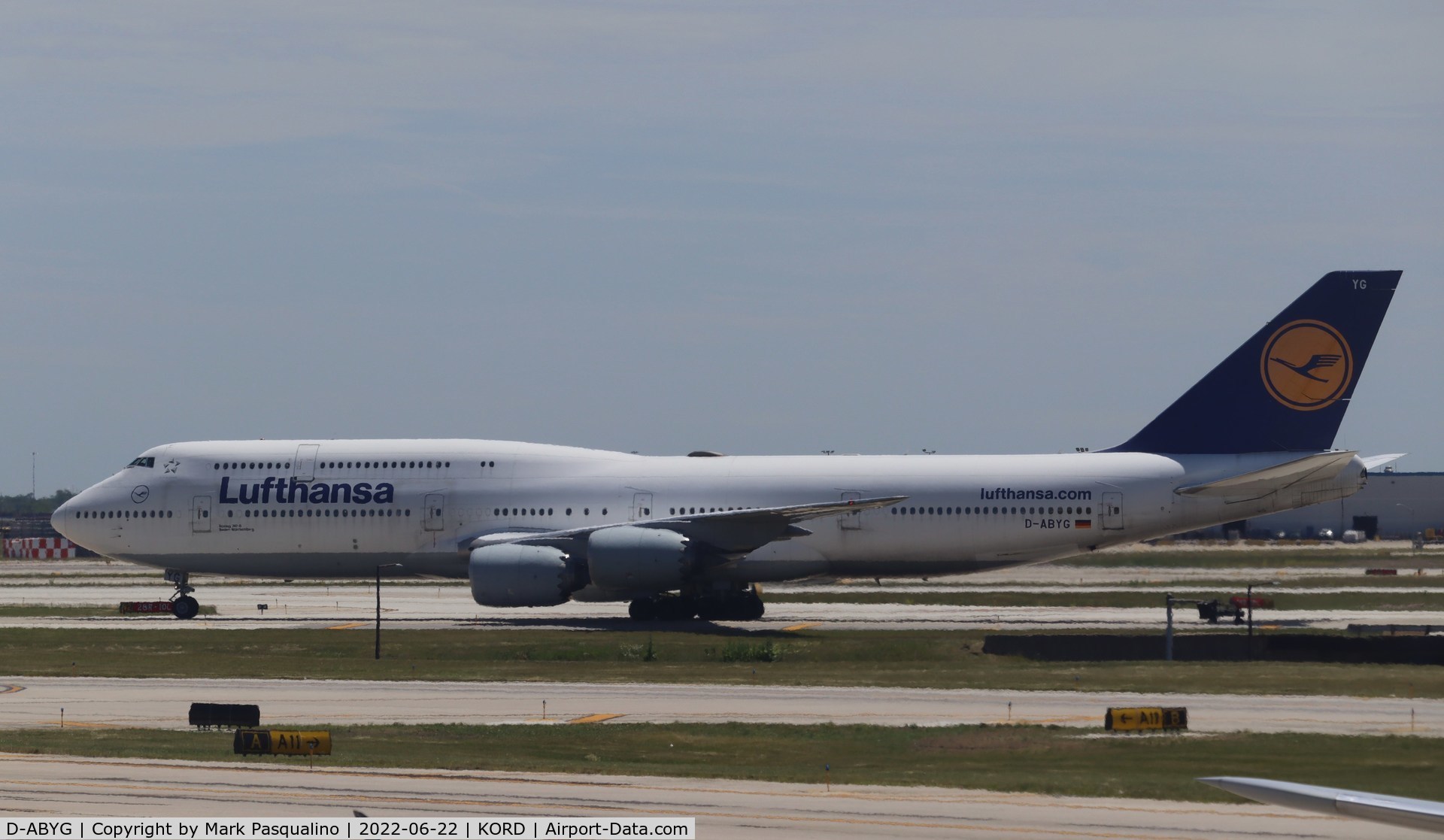 D-ABYG, 2013 Boeing 747-830 C/N 37831, Boeing 747-830
