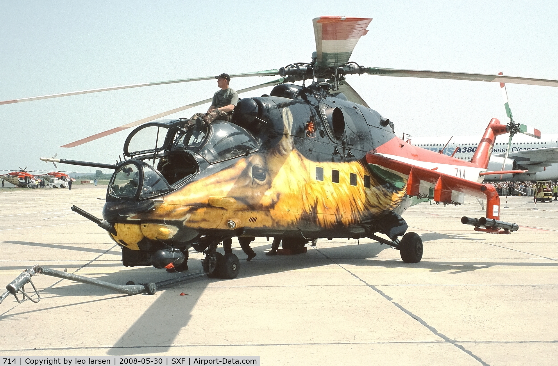 714, 1985 Mil Mi-24V Hind E C/N K220714, Berlin ILA 30.5.2008