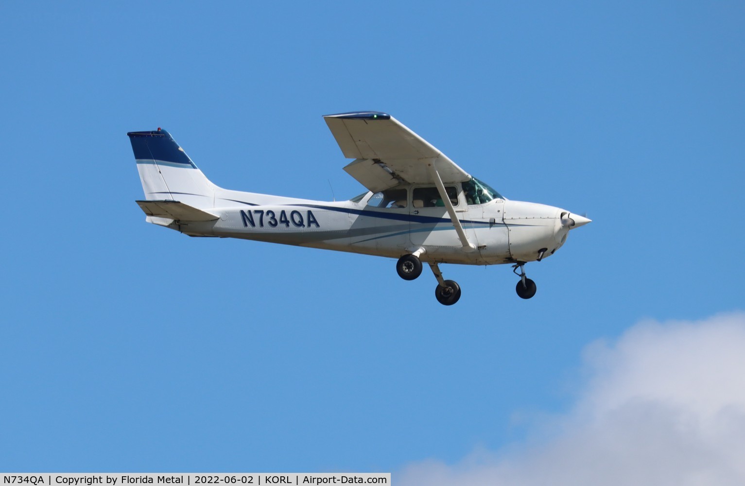N734QA, 1977 Cessna 172N C/N 17269020, ORL 2022