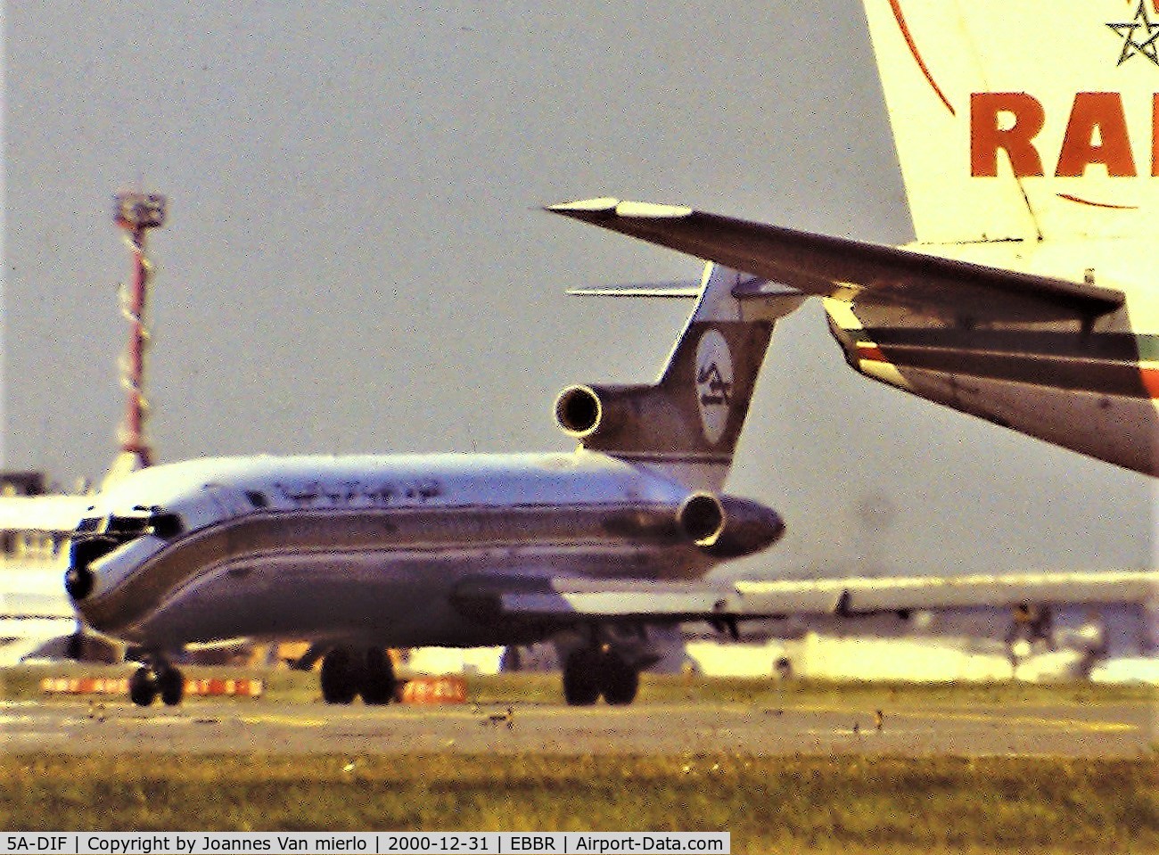5A-DIF, 1977 Boeing 727-2L5 C/N 21332, Slide scan