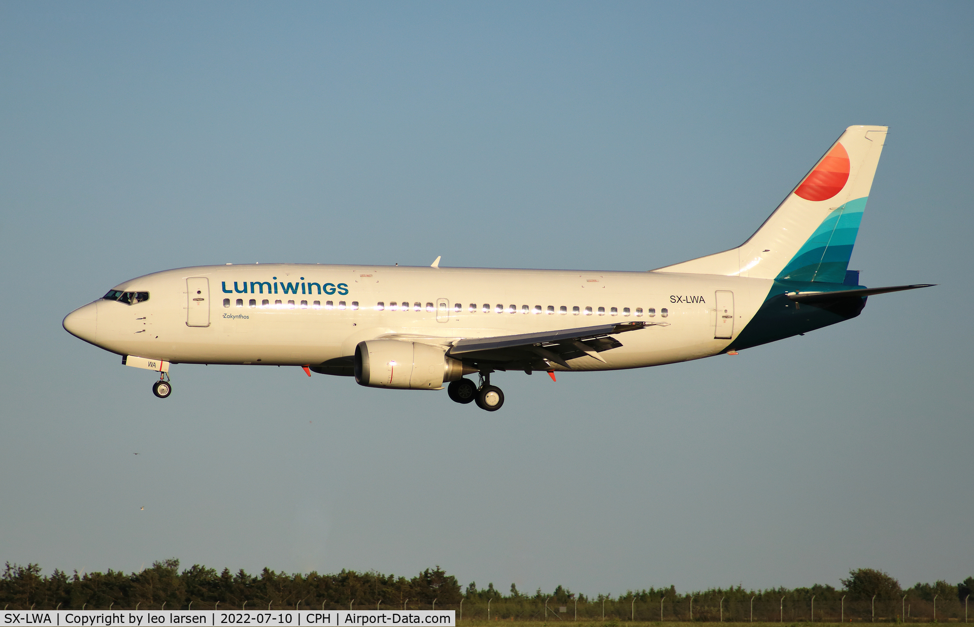 SX-LWA, 1991 Boeing 737-330 C/N 25216, Copenhagen 10.7.2022