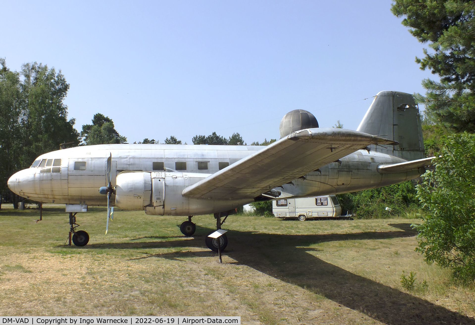 DM-VAD, 1958 Ilyushin (VEB) Il-14P C/N 14803035, Ilyushin (VEB) Il-14P CRATE at the Luftfahrtmuseum Finowfurt