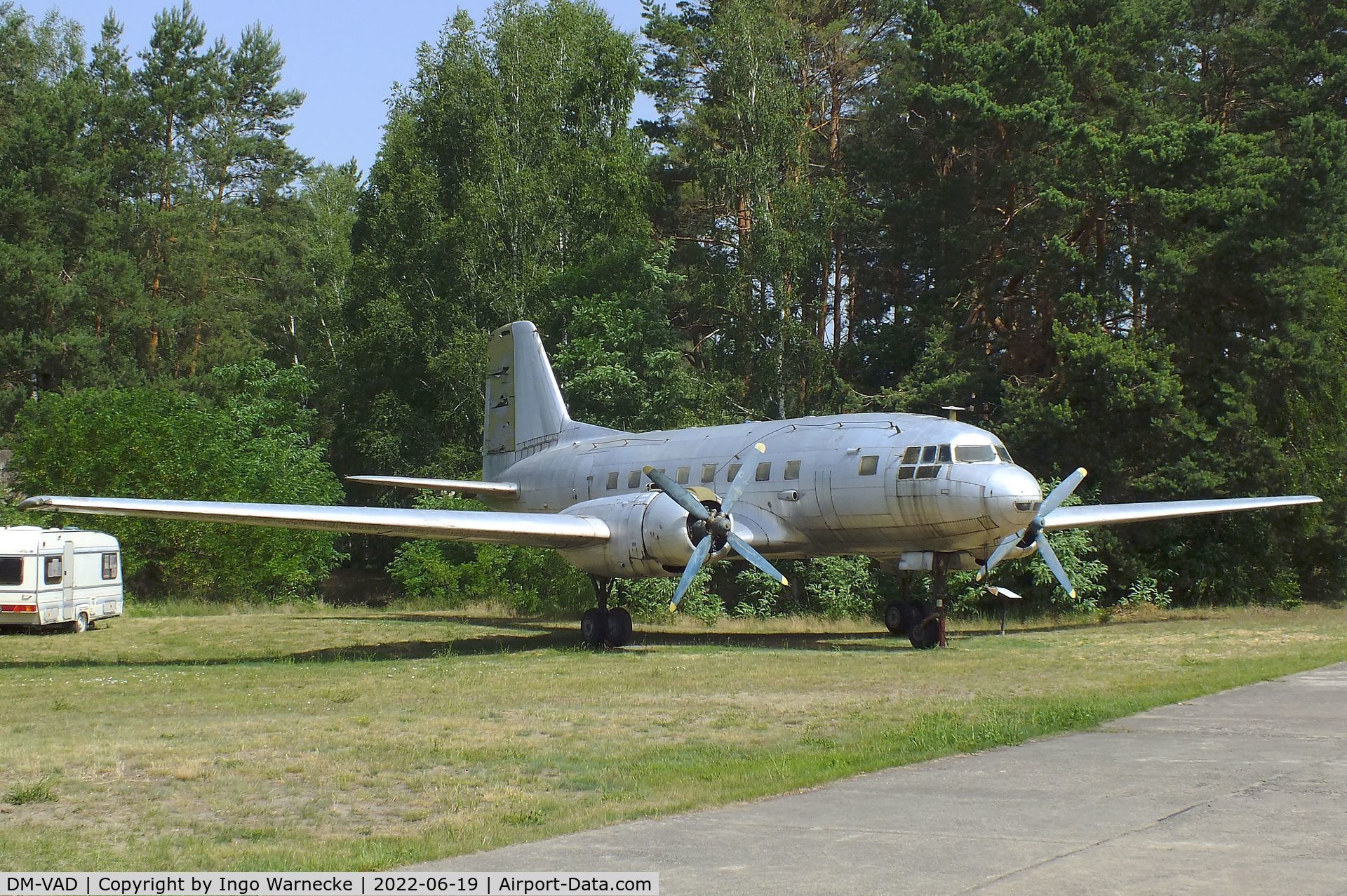 DM-VAD, 1958 Ilyushin (VEB) Il-14P C/N 14803035, Ilyushin (VEB) Il-14P CRATE at the Luftfahrtmuseum Finowfurt