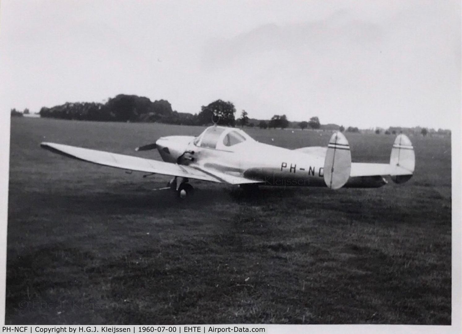 PH-NCF, 1947 Erco 415C Ercoupe C/N 4754, 1960 July (exact day unknown) Airport Teuge