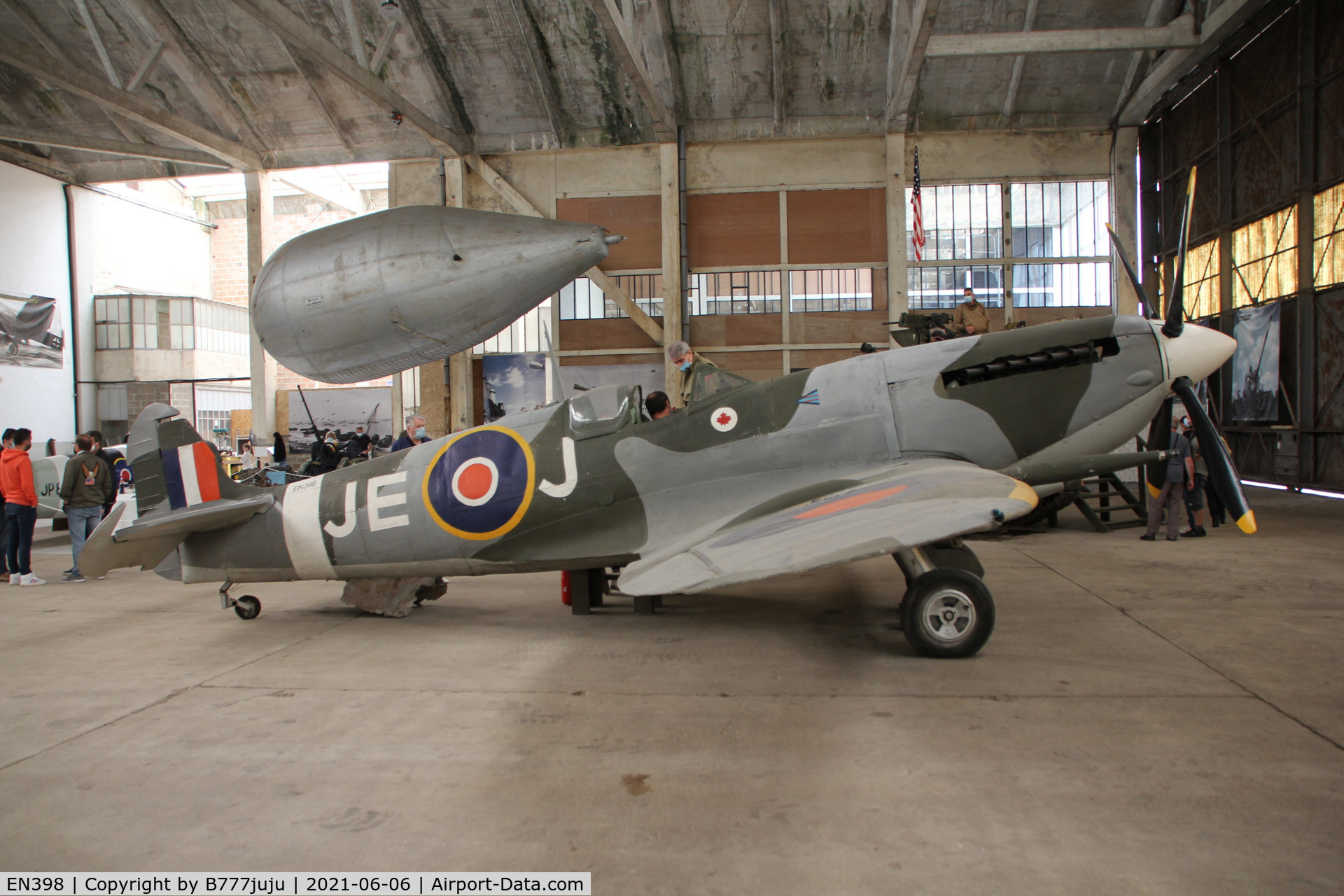 EN398, Supermarine 361 Spitfire HF.IXe Replica C/N BAPC.184, at D-Day Museum Caen