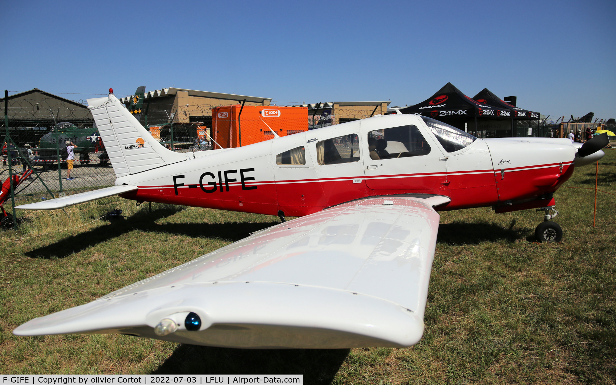 F-GIFE, Piper PA-28R-201 Cherokee Arrow III C/N 28R-7837128, 2022 airshow