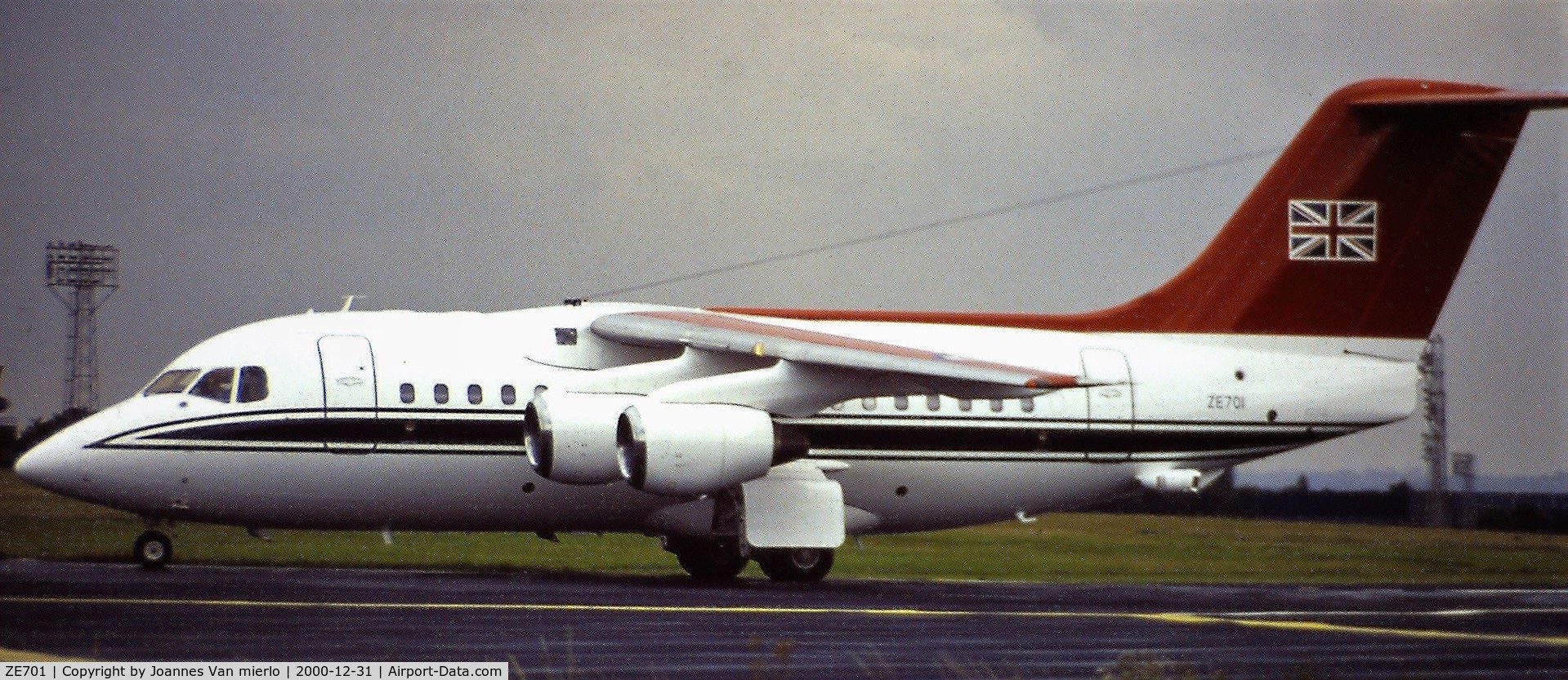 ZE701, 1985 British Aerospace BAe.146 CC.2 C/N E1029, Slide scan