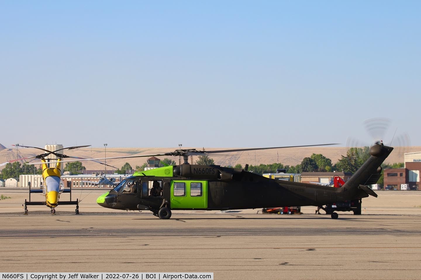N660FS, 1979 Sikorsky UH-60A Blackhawk C/N 70.159, Boise Idaho flight