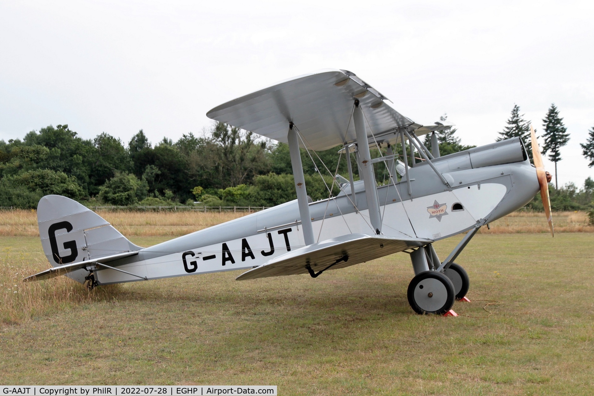 G-AAJT, 1930 De Havilland DH60G Gipsy Moth C/N 1084, G-AAJT 1930 DH60G Gipsy Moth Popham fly in