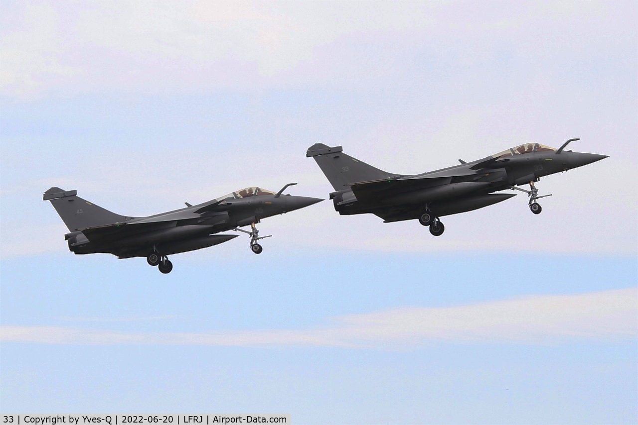 33, Dassault Rafale M C/N 33, Dassault Rafale M, On final rwy 07, Landivisiau naval air base (LFRJ) Ocean Hit 22