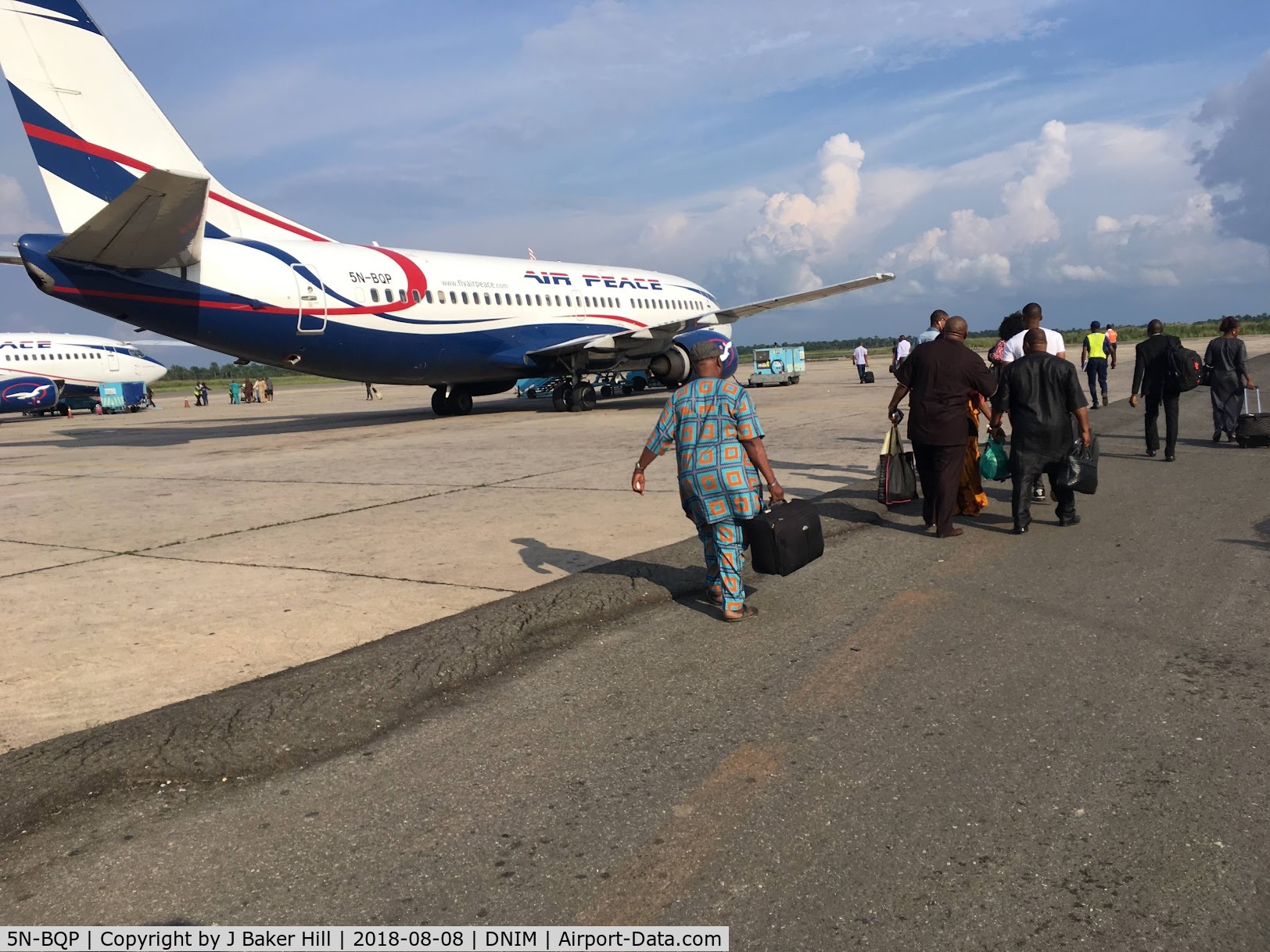 5N-BQP, 1997 Boeing 737-33R C/N 28870, Arik Air 737 in Owerri, 2018